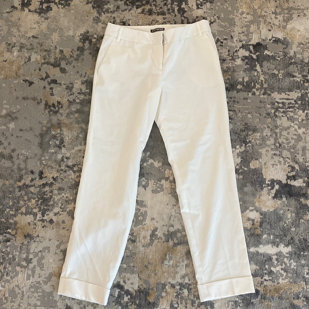 Express Editor cuffed ankle pants